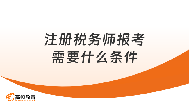 注册税务师报考需要什么条件，成为税务界精英的第一步